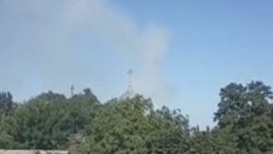 В Бердянске произошел пожар в кафедральном соборе УПЦ
