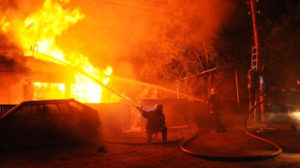 В Запорожье ночью горел частный дом