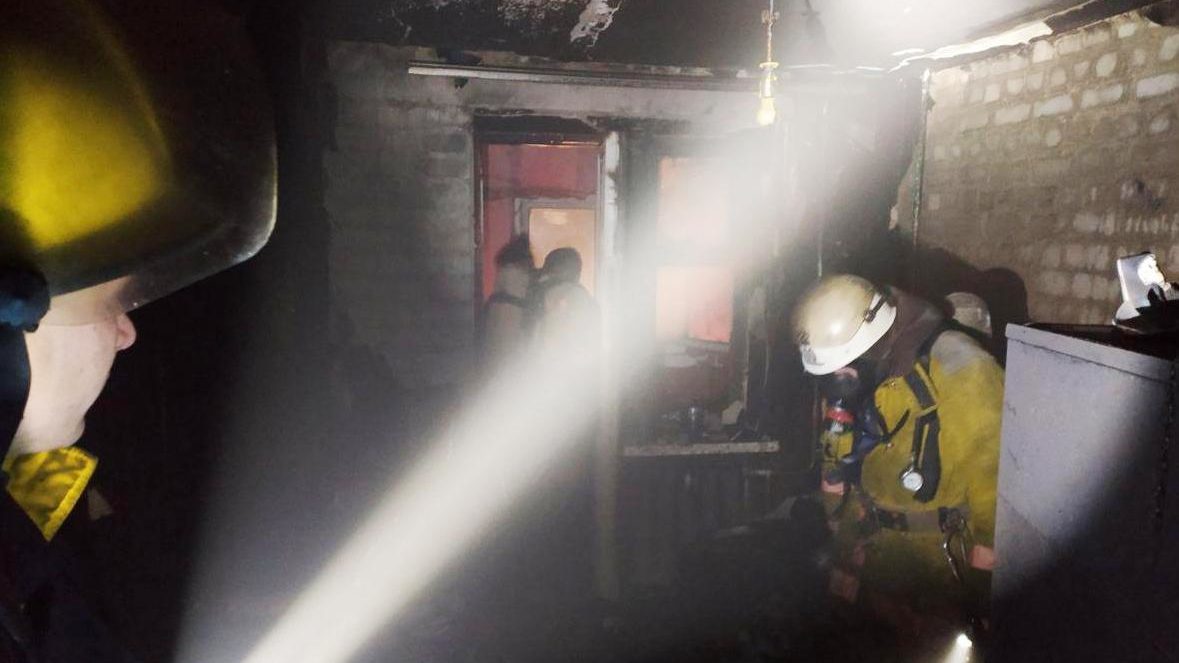 В Запорожской области несколько человек едва не погибли в огне, — ФОТО
