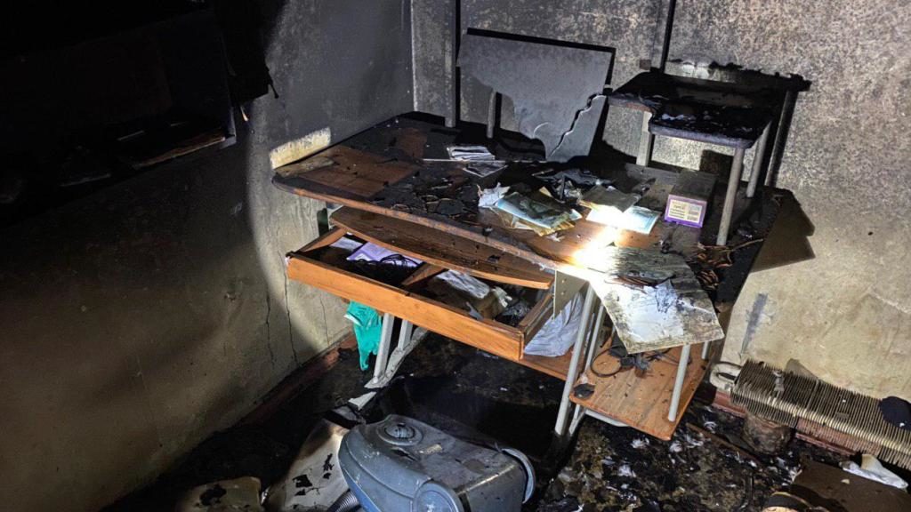 В Энергодаре по неизвестным причинам сгорела дотла квартира, — ФОТО