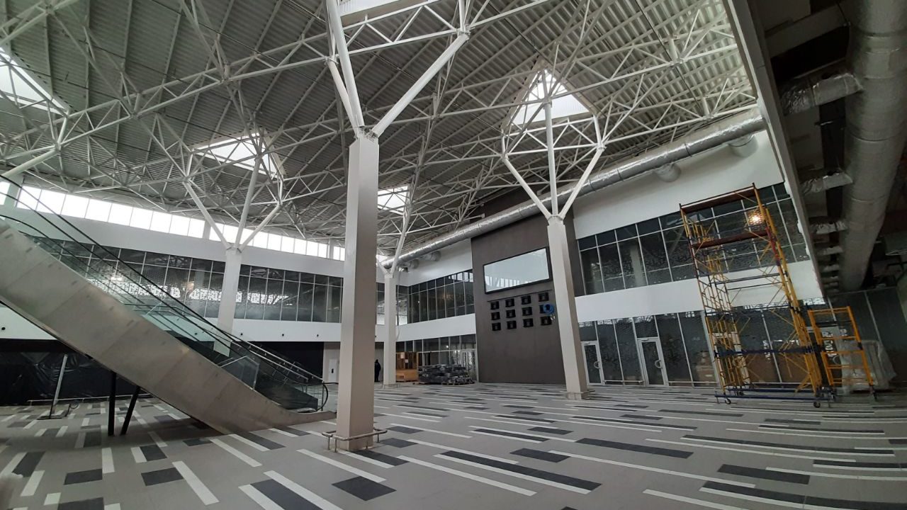 Строительство нового пассажирского терминала аэропорта Запорожья на финишной прямой, — ФОТОРЕПОРТАЖ