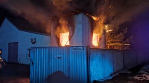 В Мелитополе на автопредприятии в пожаре погиб пожилой мужчина, — ФОТО