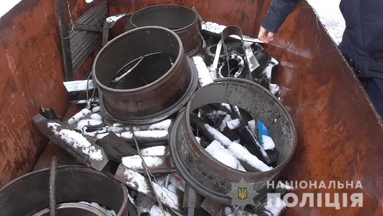 На Запоріжжі виявили незаконний пункт прийому металобрухту, – ФОТО 