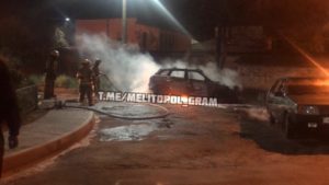 В Запорожской области подожгли Range Rover: автомобиль сгорел дотла, – ВИДЕО