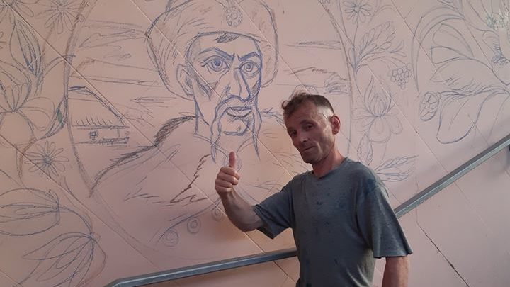 Запорожский уличный художник продолжил расписывать стены в подземном переходе на Фестивальной, – ФОТО
