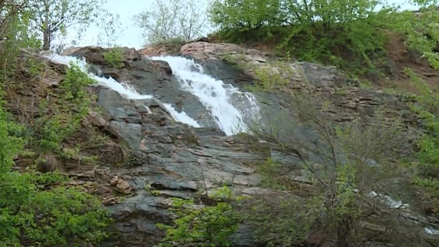 В Запорожской области снова пересох водопад, который ожил впервые за 10 лет, — ФОТОФАКТ