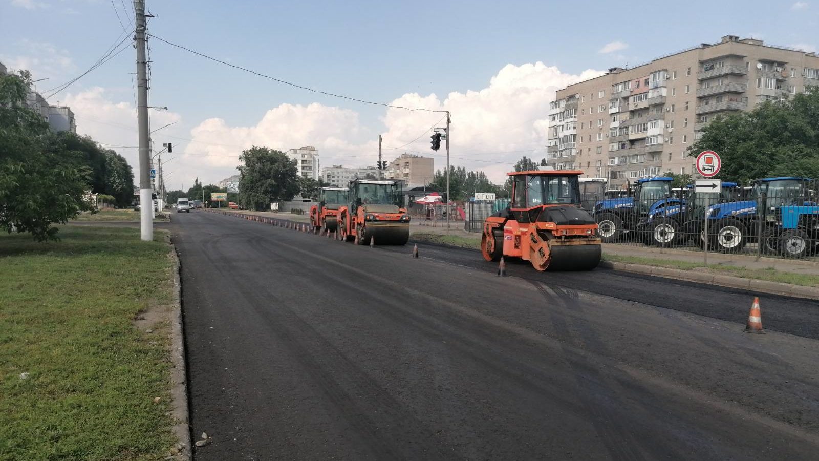У містах Запорізької області триває масштабний ремонт доріг, – ФОТО