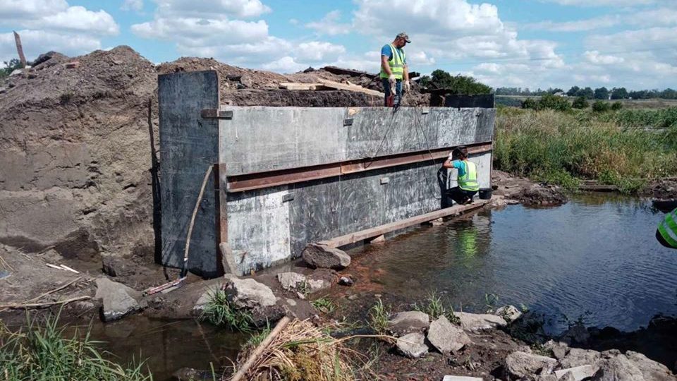 В Запорожской области начали ремонт еще одного аварийного моста, – ФОТОРЕПОРТАЖ  
