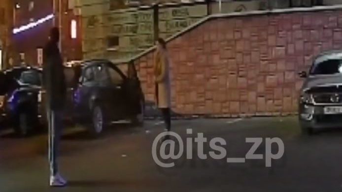 В центре Запорожья возле ТЦ напали на девушку в ее же машине, — ФОТО