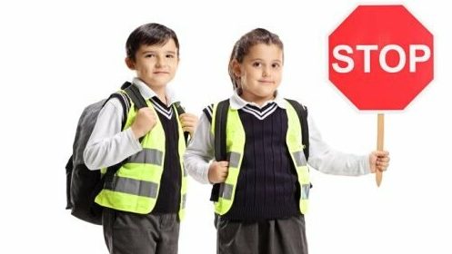 Энергодарские школьники будут носить светоотражающие жилеты