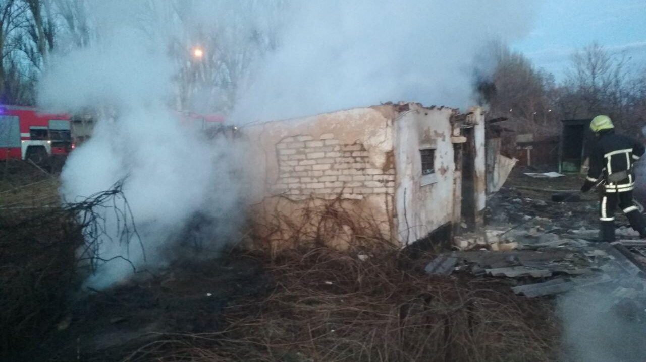 В садово-городному товаристві в Запоріжжі сталась пожежа