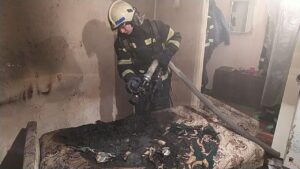 В мелітопольській дев'ятиповерхівці сталась пожежа зі смертельними наслідками