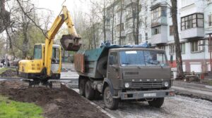 В Запорожье продолжается реконструкция территории возле Аллеи роз, – ФОТО