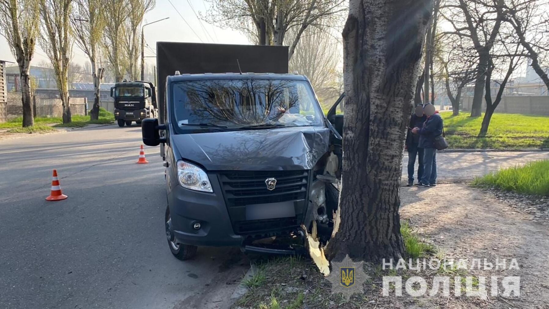 В Запорожье авто влетело в дерево: выясняется причина смерти водителя, - ФОТО
