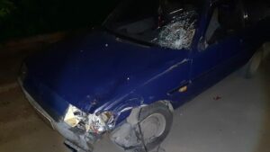 В Запорожской области пьяный водитель легковушки влетел на встречке в мотоцикл: двое пострадавших