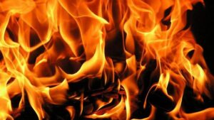 В Запорожье спасатели потушили горящее авто