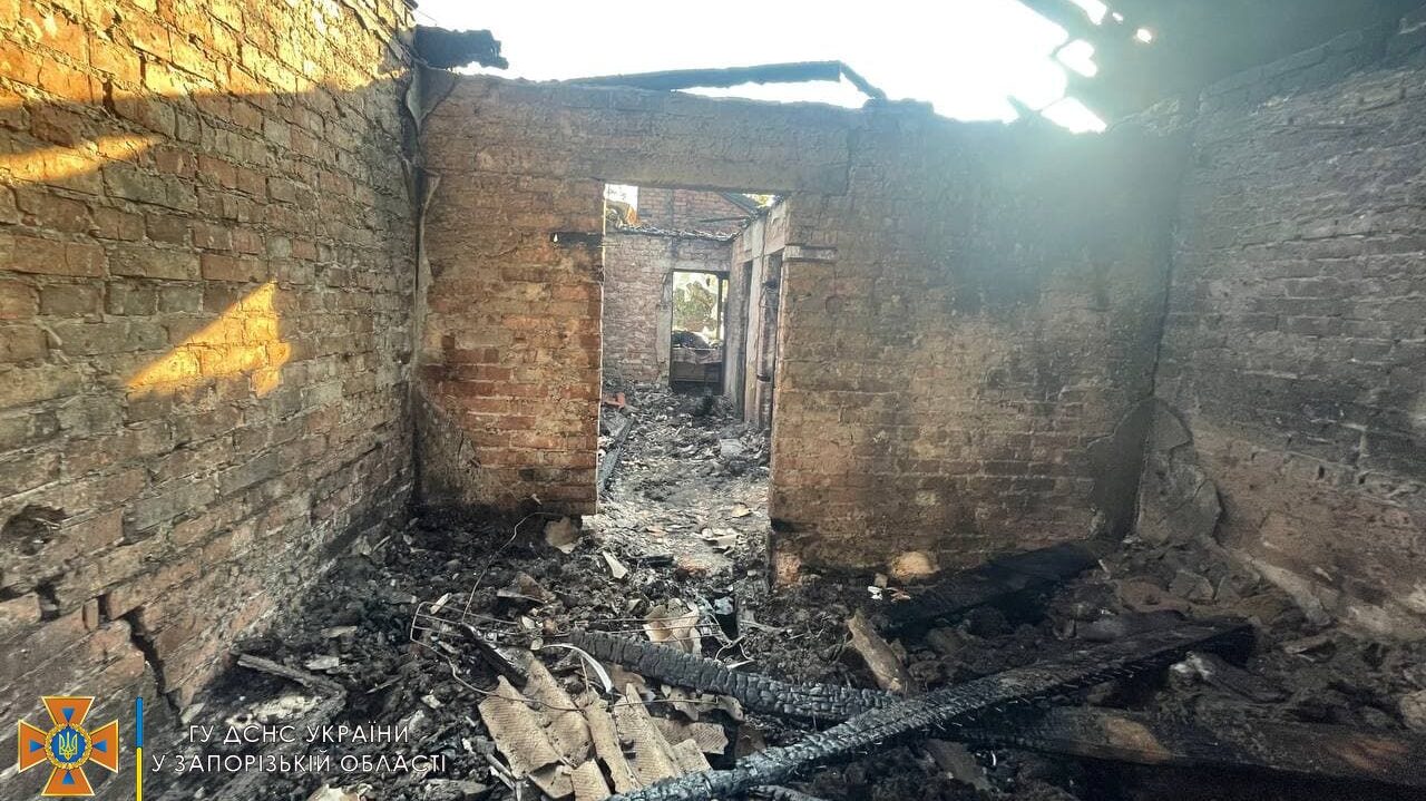 В Мелитопольском районе пожар унес жизнь пожилого мужчины