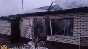 На Запоріжжі через коротке замикання в будинку сталась пожежа, — ФОТО