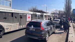В Бердянск не пустили автобусы для эвакуации мариупольцев