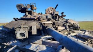 В Запорожской области украинские защитники уничтожили российский танк, – ФОТО