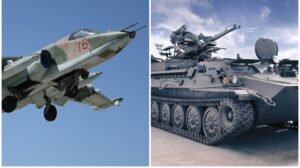 Два танки, п'ять БТРів, літак СУ-25, п'ять одиниць автомобільної техніки та 26 солдатів: втрати окупантів у Запорізькій області за 24 березня