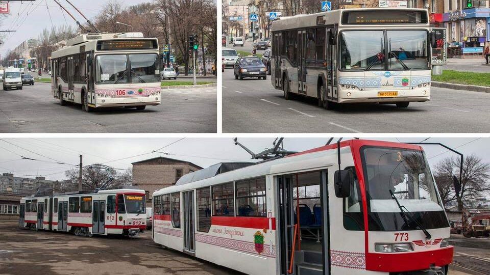 В Запорожье меняется работа общественного транспорта: новый график