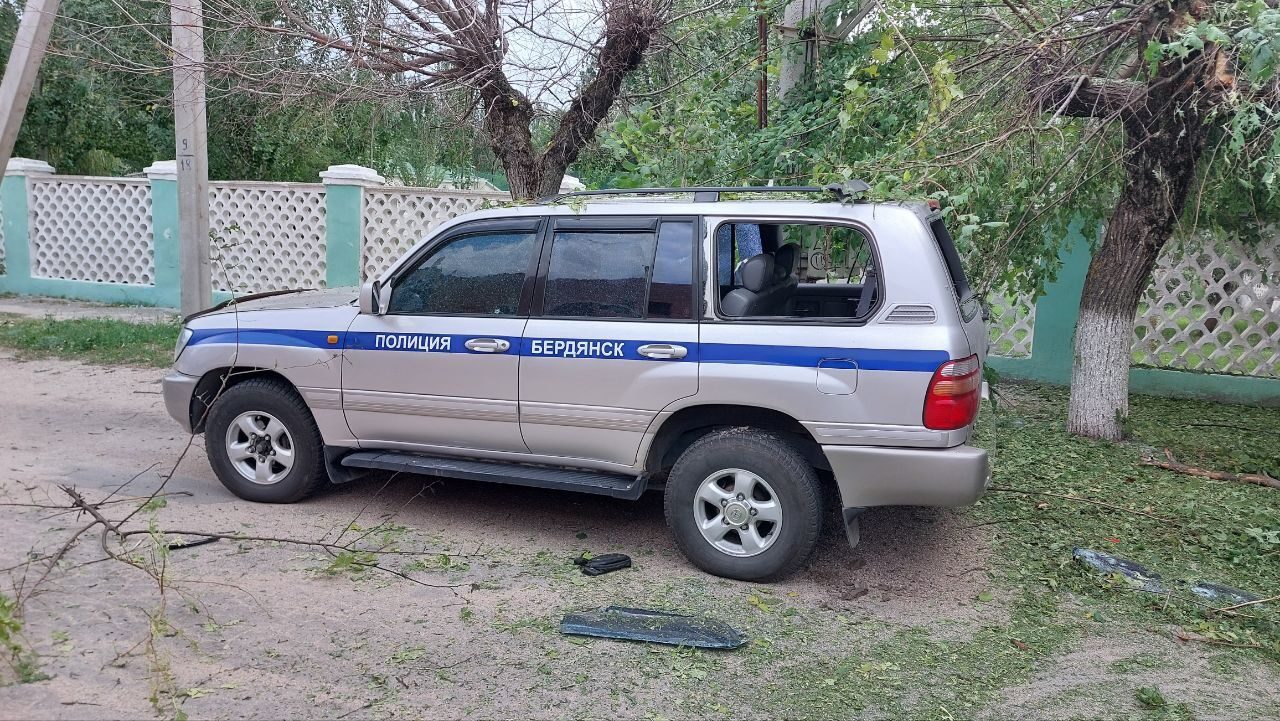 В Бердянске партизаны подорвали авто коллаборанта-«правоохранителя», - ФОТО