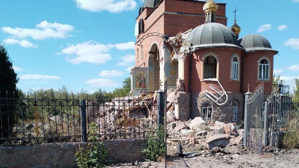 В Запорожской области рашистские войска разрушили церковь в селе Темировка, – ФОТО