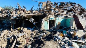 Рашистські війська нанесли ракетний удар по селу під Запоріжжям: пошкоджено 12 будинків, поранена жінка, – ФОТО 