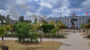 В центре оккупированного Бердянска произошел взрыв, – ФОТО, ВИДЕО