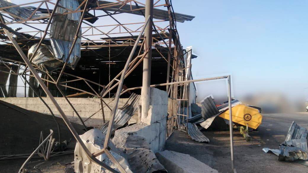 Рашисти вдарили двома ракетами по агропідприємству під Запоріжжям, – ФОТО 