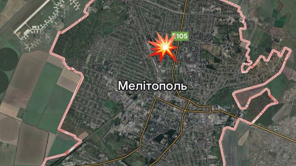 У Мелітополі стався вибух біля штабу окупантів