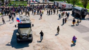 Ув’язнення та примусова «евакуація»: ворог узаконив відповідальність за «порушення заборон» у Запорізькій області