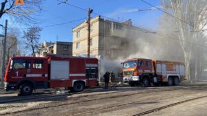В Запорожье произошел большой пожар в фитнес-центре в Александровском районе, – ФОТО