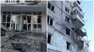 Под Запорожьем рашисты обстреляли школу и многоэтажку в Степногорске, – ФОТО