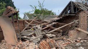 Ночью враг атаковал  Запорожскую область: разрушены дома, есть раненные и погибший, — ФОТО
