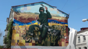 В центре Киева открыли мурал, посвященный «Запорожскому мстителю», – ФОТО, ВИДЕО