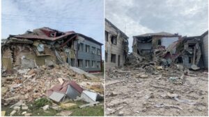 Последствия ракетного удара: российские войска разрушили гимназию в Запорожском районе, – ФОТО