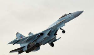 Российская ПВО сбила свой Су-35 над Токмаком Запорожской области, —ВИДЕО