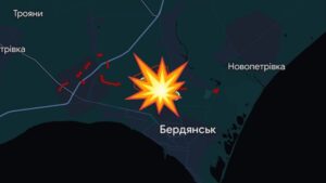 Взрыв в оккупированном Бердянске: подорвали вражеский «Урал»