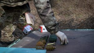 Пакунок з бойовими гранатами виявили біля навчального закладу в Запоріжжі, — ФОТО, ВІДЕО
