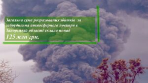 Окупанти завдали шкоди атмосферному повітрю Запорізької області на понад 125 мільйонів гривень