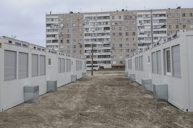 В запорожском модульном городке живет только 90 переселенцев