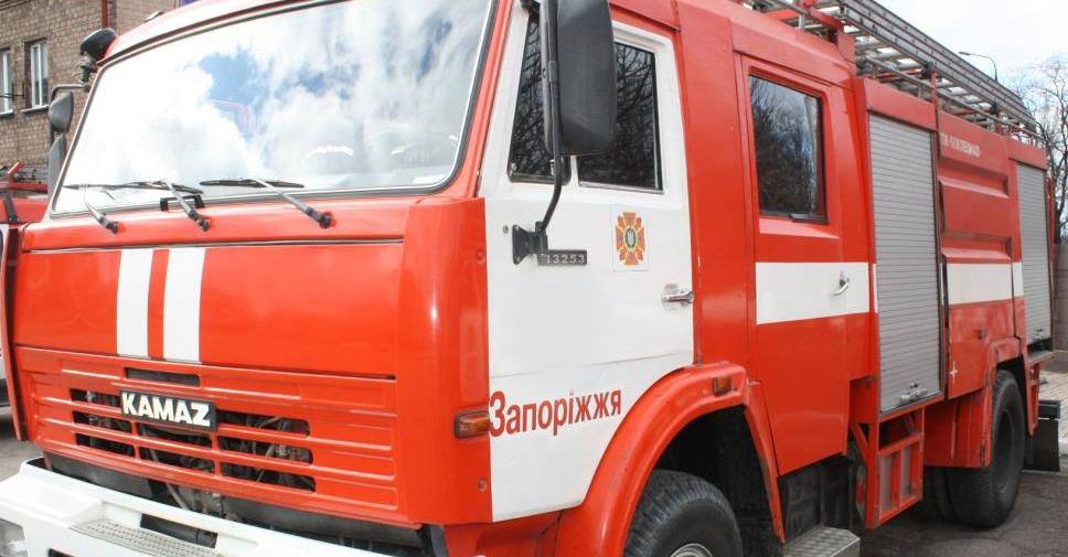 В Запорожской области горел дом