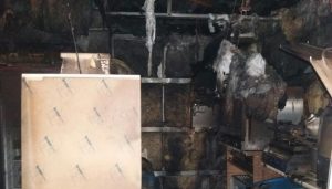 На центральном автовокзале Запорожья сгорел киоск - погибла женщина