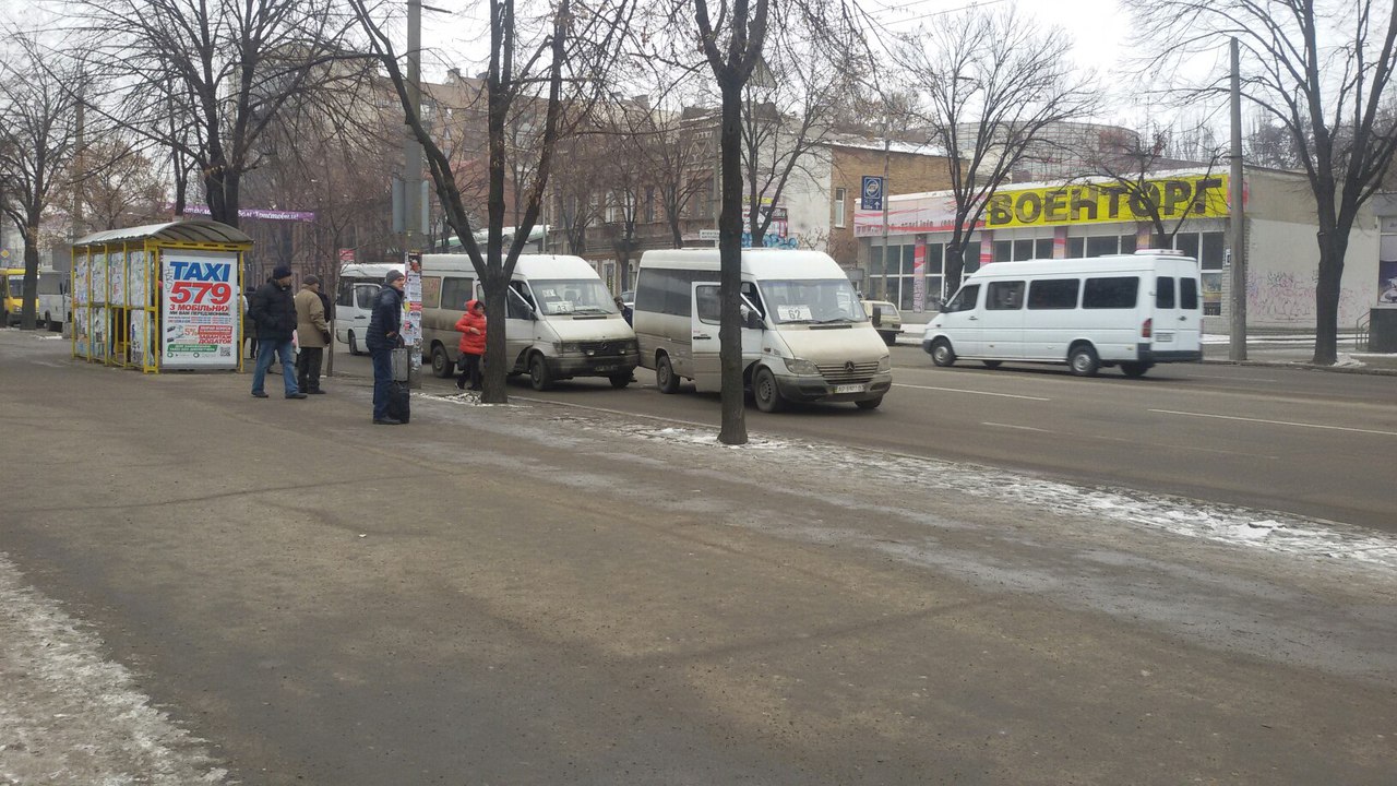 В Запорожье столкнулись две маршрутки - ФОТО