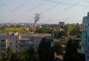 На запорожском курорте произошел масштабный пожар в гостинице - ВИДЕО