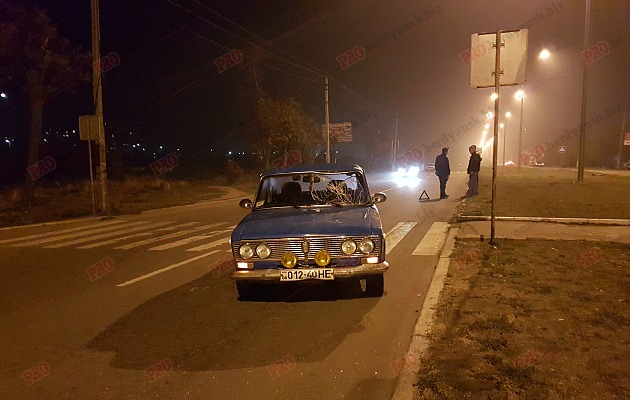 В Запорожской области на пешеходном переходе сбили мужчину - ФОТО