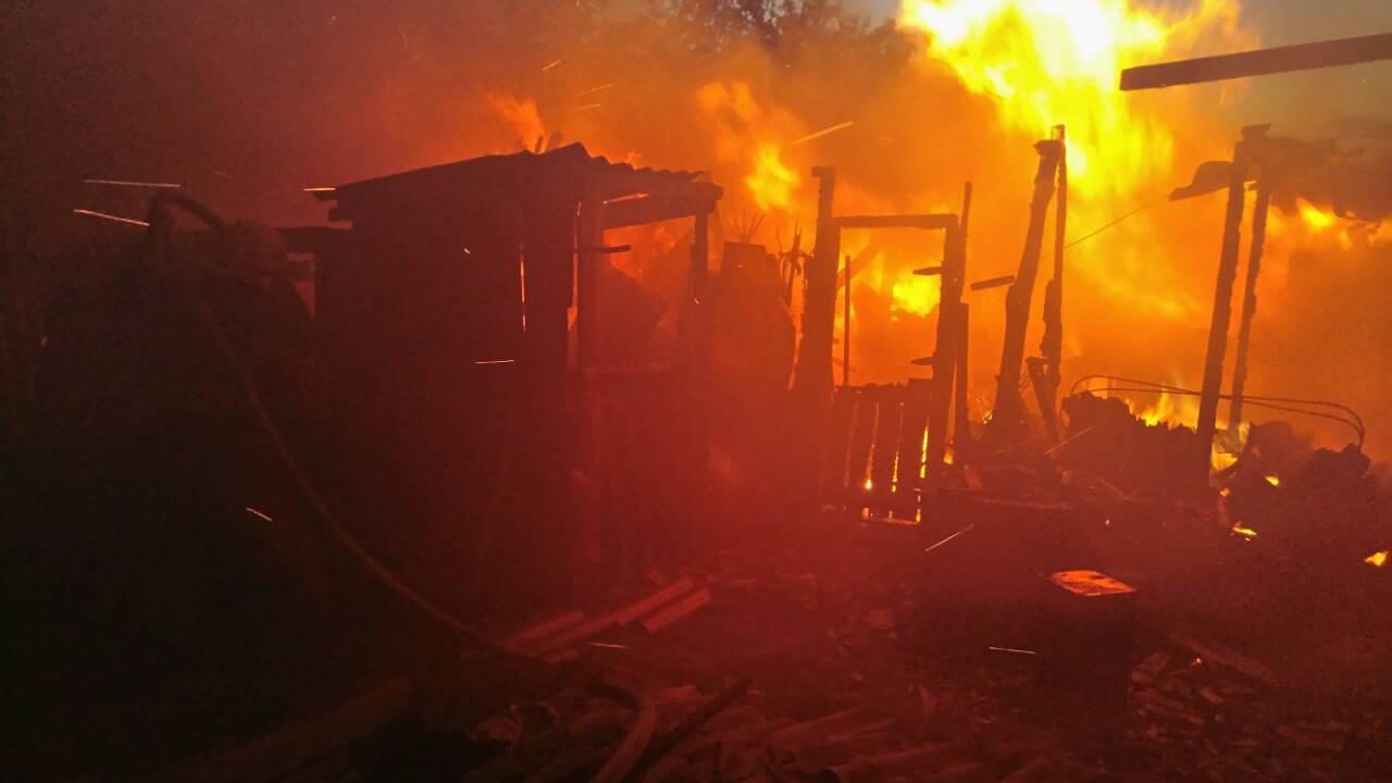 У Запорізькій області сталася пожежа
