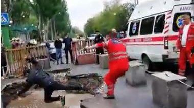 В Запорожье засняли 
